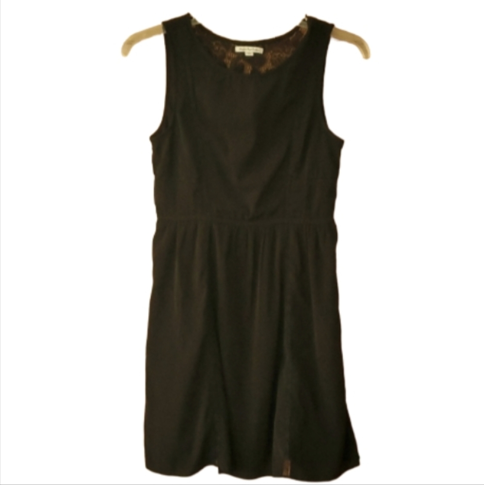 AEO American Eagle Womans Black Lace Lightweight  Sleeveless Dress Size 10‎